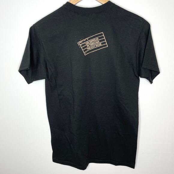 Led Zeppelin Unisex In Through The Out Door Graphic T-Shirt Black Size Small New - Picture 4 of 5